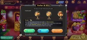 Refer And Earn In Rummy Mars Apk